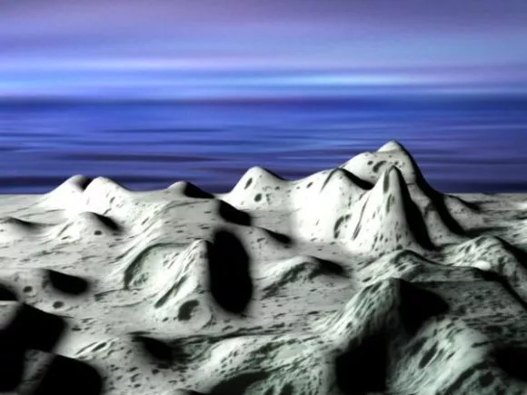 Snow Mountain Landscape 3d model