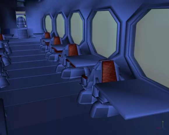 Entertainment Space With Reception 3d model