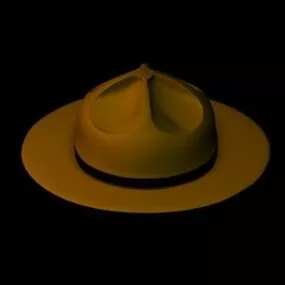Ww2 Vintage Hat 3d model
