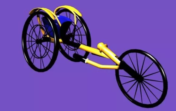 Common Foldable Chair 3d model