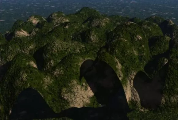 Rock Mountain Terrain Landscape 3d model