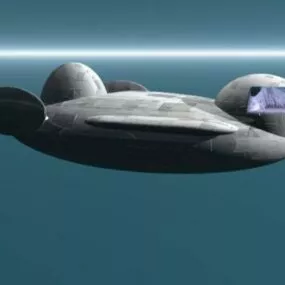 Scout Starship 3d model