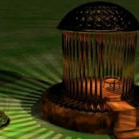Gazebo Cage Shape 3d model