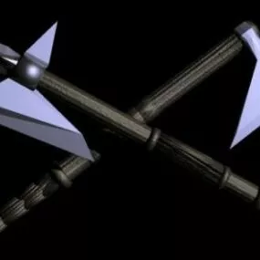 Steel Axe Weapon 3d model