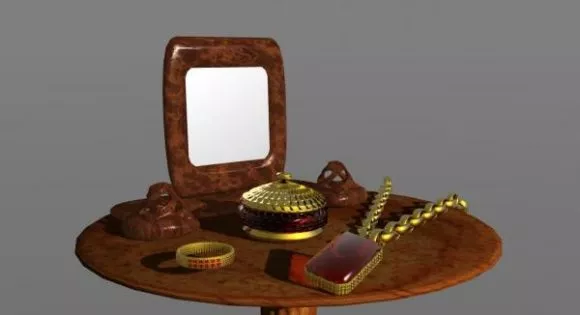 Hawaiian Necklet Jewelry 3d model
