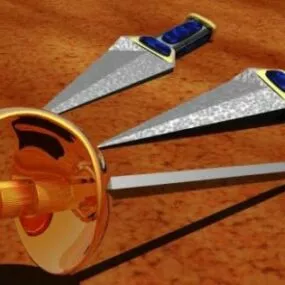 Sword Medieval Weapon 3d model