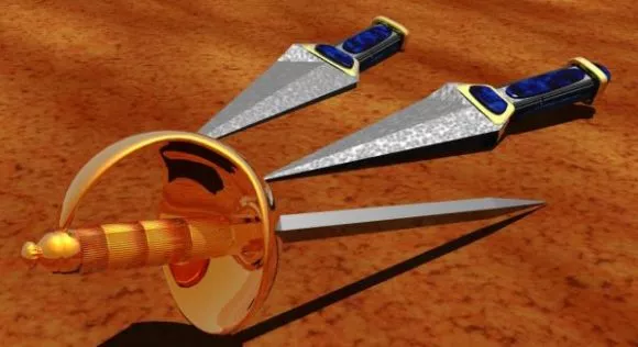 Sword Medieval Weapon 3d model Sword Medieval Weapon 3d model