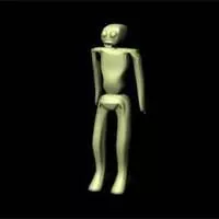 Simple Lowpoly Man 3d model