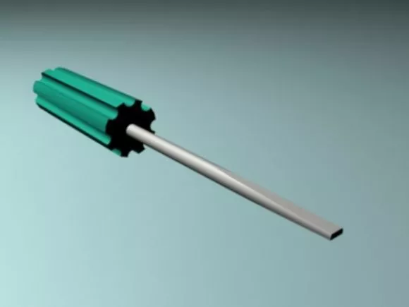 Screw Gear Cog 3d model