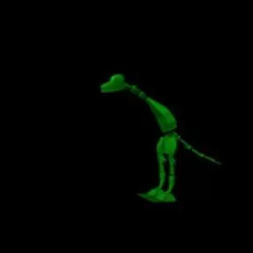 Lowpoly Cartoon Dinosaur Animal 3d model