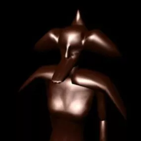 Sculpture Girl Character 3d model