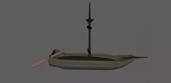 Small Rescue Boat 3d model Small Rescue Boat 3d model