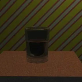 Shot Glass Panel 3d model