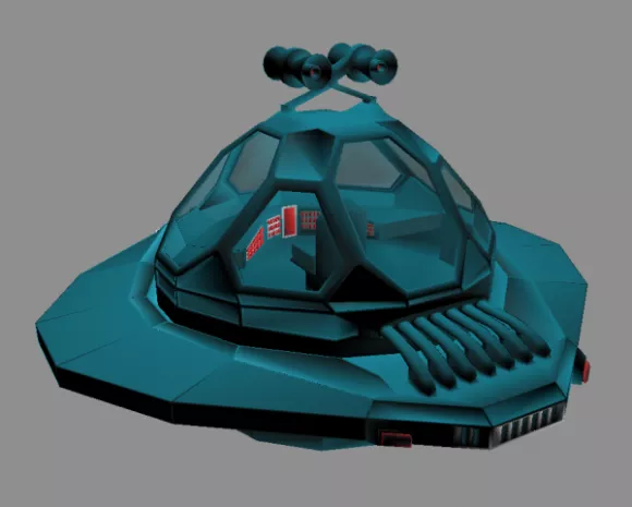 Skate Spacecraft 3d model Skate Spacecraft 3d model