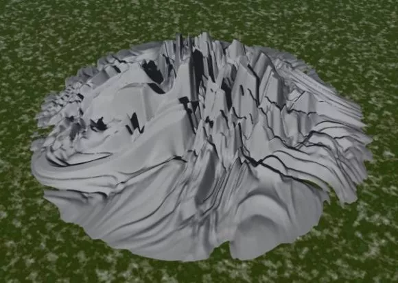 Seashore Terrain 3d model