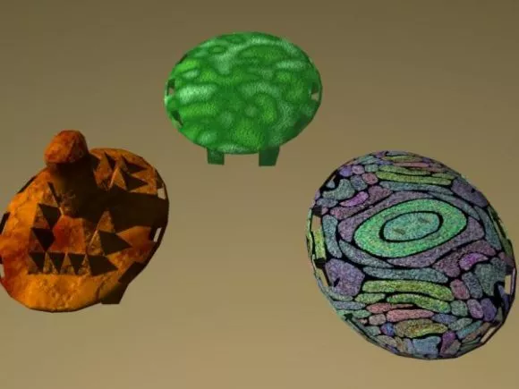 Japanese Text Object 3d model