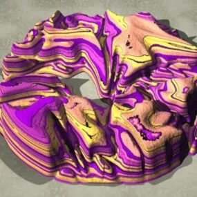 Color Shape Decoration 3d model