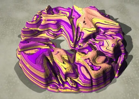 Traditional Pattern Shape Decoration 3d model