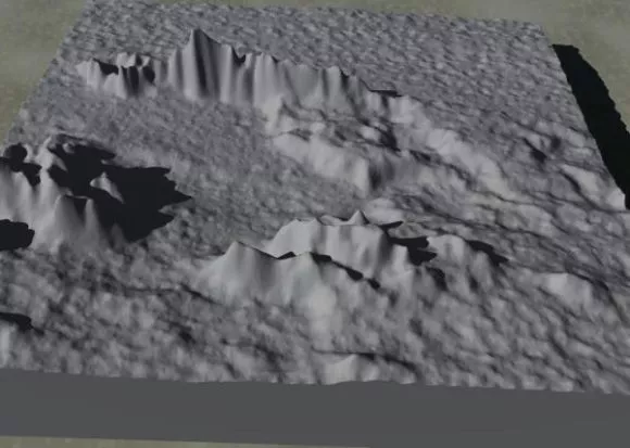 Mars Terrain Landscape 3d model