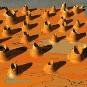 Terracotta Shape Decoration 3d model