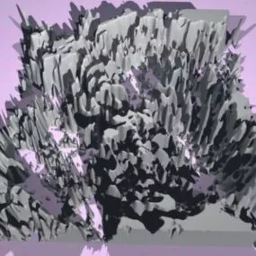Terrain Landscape Random Mountain 3d model