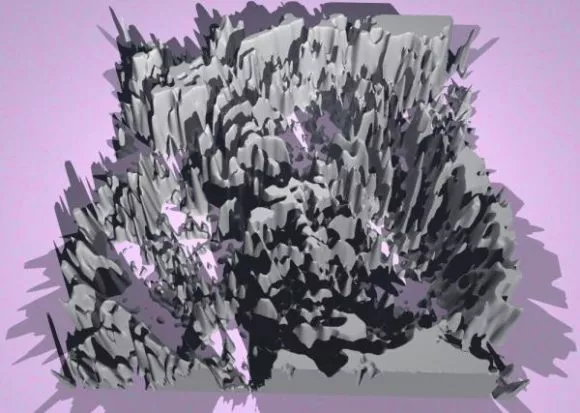 Terrain Landscape Random Mountain 3d model Terrain Landscape Random Mountain 3d model