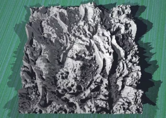Planet Desert Mountain 3d model