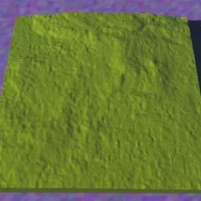 Low Land Grass Terrain 3d model