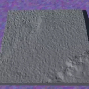 Solid Land Terrain Landscape 3d model