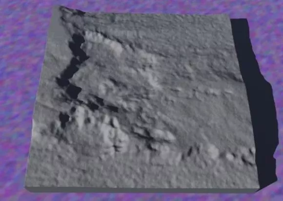 Moon Terrain Landscape 3d model Moon Terrain Landscape 3d model