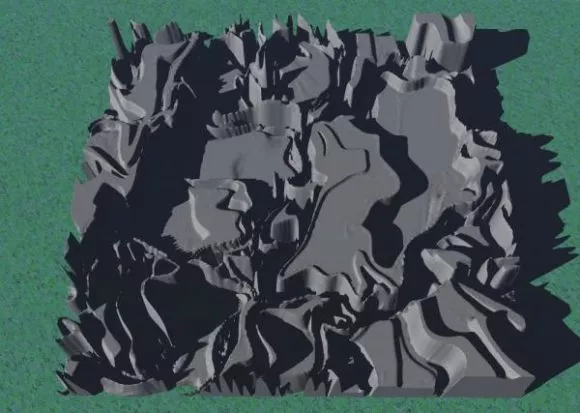 Maze Garden 3d model