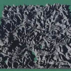 Mountain Terrain Small Landscape 3d model