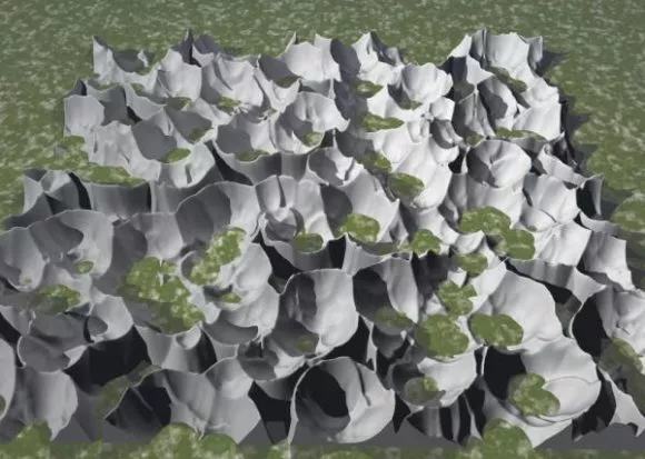 Abstract Terrain Landscape 3d model Abstract Terrain Landscape 3d model