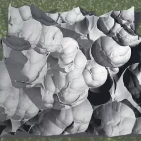 Moon Mountain Landscape 3d model