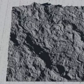 Moon Rock Terrain Landscape 3d model