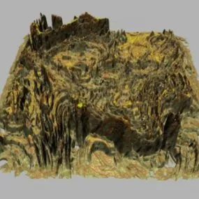 Nature Rock Terrain Landscape 3d model