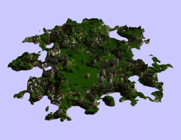 Nature Cliff Landscape 3d model Nature Cliff Landscape 3d model