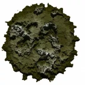 Circle Terrain Abstract Shape 3d model