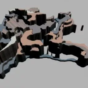 Shape Decoration Gear Shape 3d model