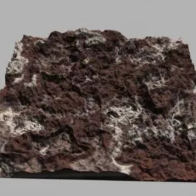 Brown Stone Mountain Terrain 3d model