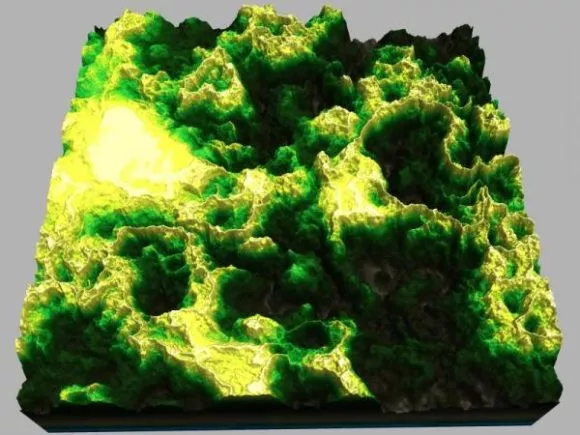 Green Mountain Terrain 3d model Green Mountain Terrain 3d model