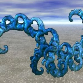 Curls Shape 3d model