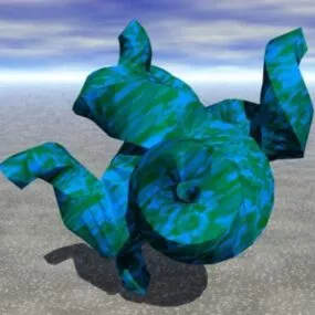 Curved Shape 1 3d model