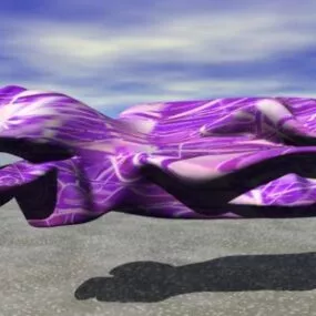 Abstract Curve Shape 3d model