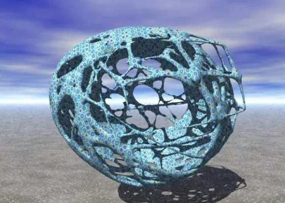 Land Patterned 3d model