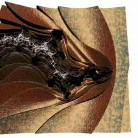Bronze Abstract Shape 3d model