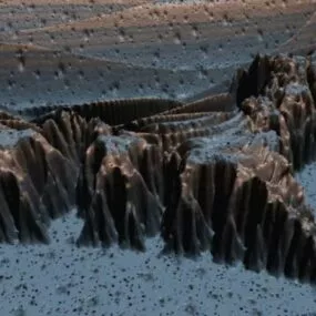Iron Rock Landscape 3d model