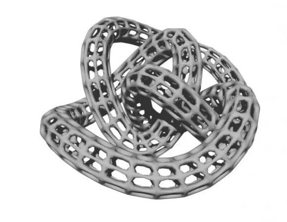 Ambiram Text Shape Decoration 3d model