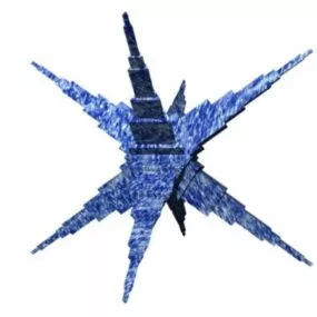 Star Geometric Shape 3d model