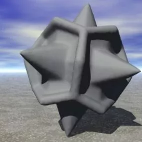 Shape Decoration Geometrix 1 3d model
